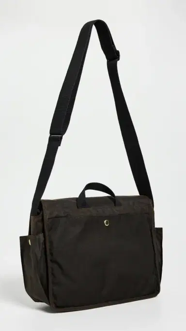 Barbour Field Wax Messenger Bag | Thumbnail 4