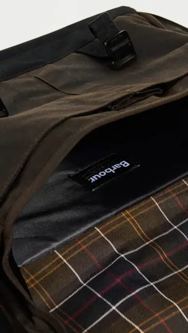 Barbour Field Wax Messenger Bag | Thumbnail 6