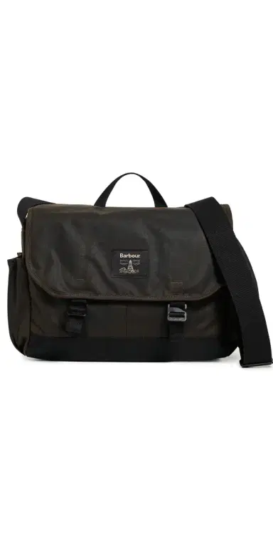 Barbour Field Wax Messenger Bag | Thumbnail 1