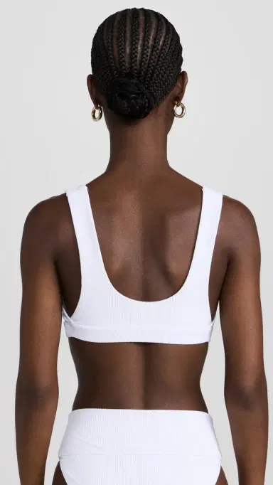 BEACH RIOT Peyton Bikini Top White S | Thumbnail 3 BEACH RIOT Peyton Bikini Top White S | Thumbnail 3