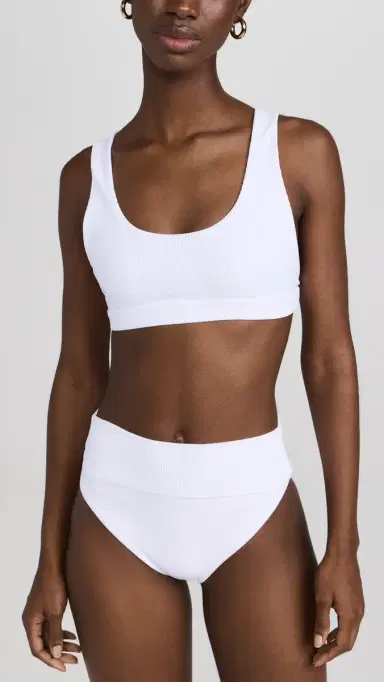 BEACH RIOT Peyton Bikini Top White S | Thumbnail 5 BEACH RIOT Peyton Bikini Top White S | Thumbnail 5