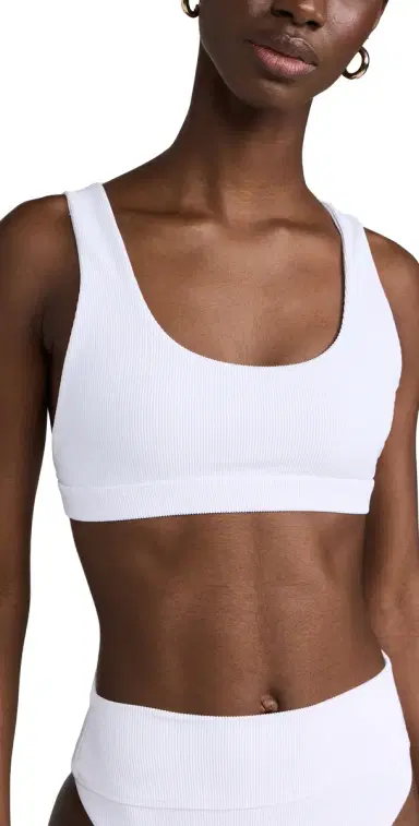BEACH RIOT Peyton Bikini Top White S | Thumbnail 1 BEACH RIOT Peyton Bikini Top White S | Thumbnail 1