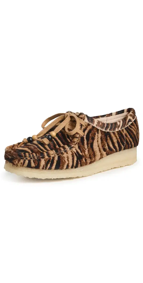 Clarks Wallabee Shoes Tiger Print
