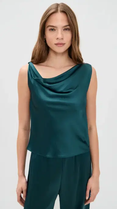 Leset Barb Shell Blouse Pacific | Thumbnail 2
