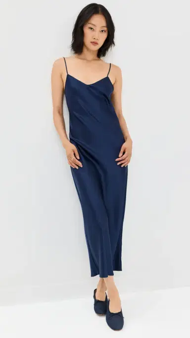 Polo Ralph Lauren Sleeveless Slip Dress Newport Navy | Thumbnail 2