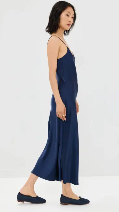 Polo Ralph Lauren Sleeveless Slip Dress Newport Navy | Thumbnail 4