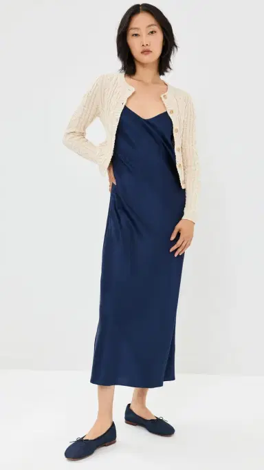 Polo Ralph Lauren Sleeveless Slip Dress Newport Navy | Thumbnail 5