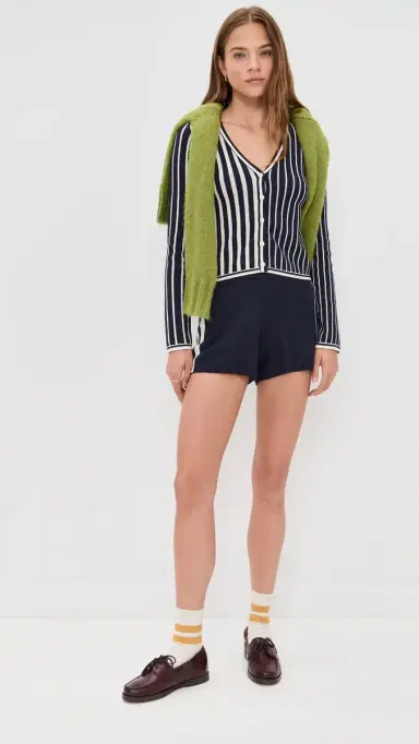 State & Lake Game Day Cardigan Navy S | Thumbnail 5