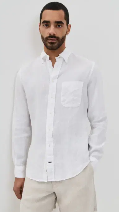 Gitman Vintage Linen Shirt White L | Thumbnail 2 Gitman Vintage Linen Shirt White L | Thumbnail 2