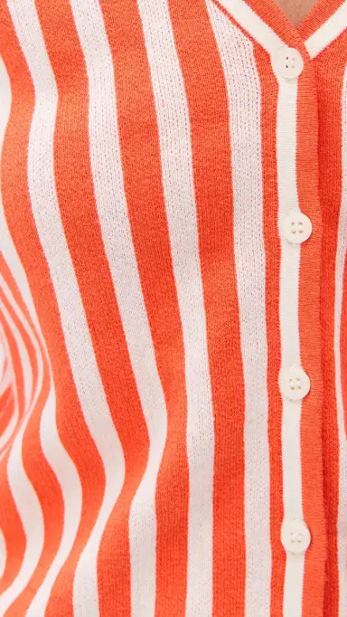 State & Lake Game Day Cardigan Orange M | Thumbnail 6