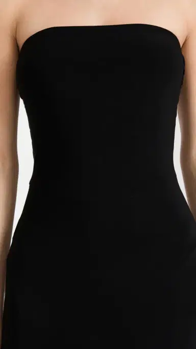 Norma Kamali Strapless Fishtail Gown Black L | Thumbnail 6 Norma Kamali Strapless Fishtail Gown Black L | Thumbnail 6