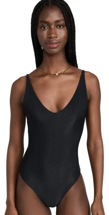 Beach Riot Reese One Piece Black | Thumbnail 1