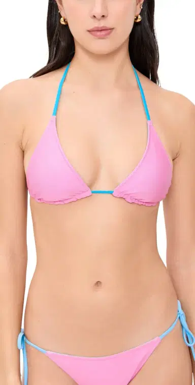 Solid & Striped The Ines Reversible Bikini Top Reversible Bonbon/Ocean ist | Thumbnail 1 Solid & Striped The Ines Reversible Bikini Top Reversible Bonbon/Ocean ist | Thumbnail 1