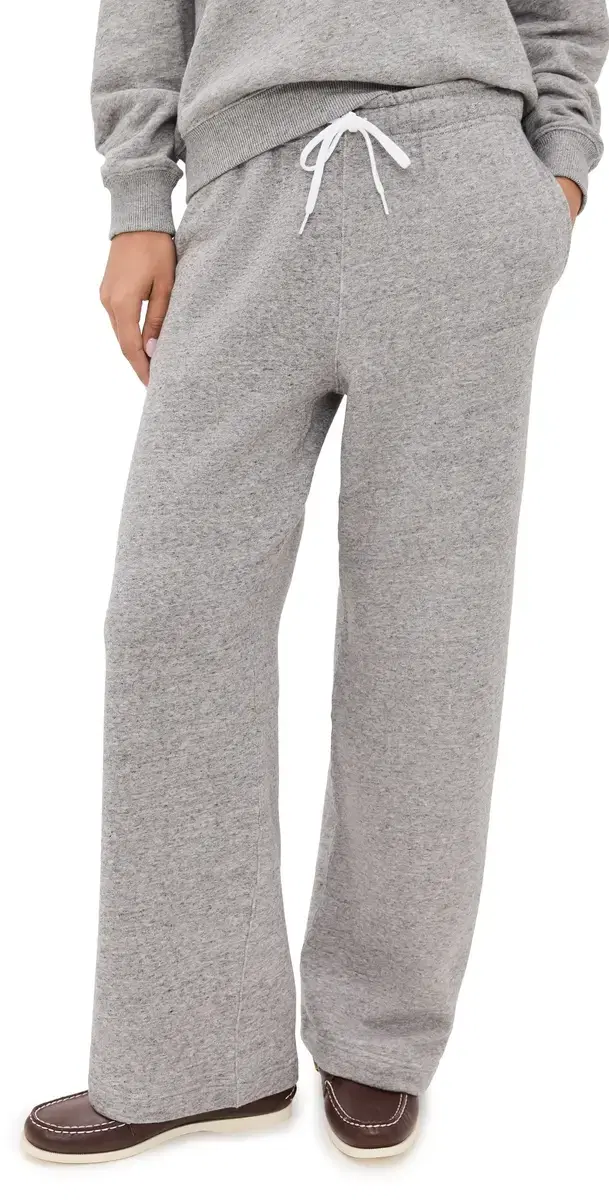 Polo Ralph Lauren Wide Leg Sweatpants Grey Heather