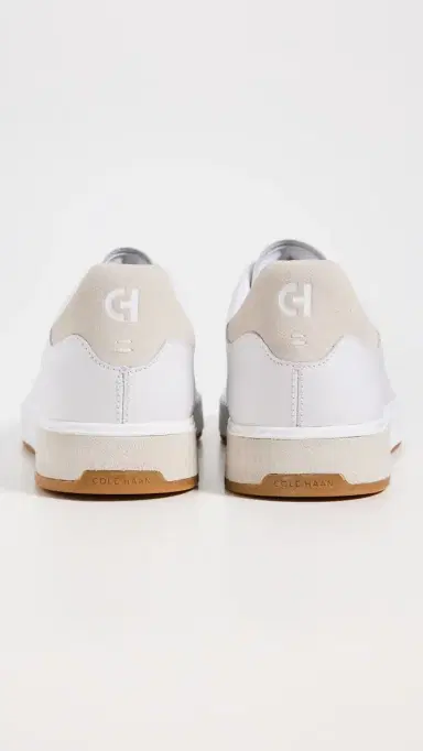 Cole Haan Grandpro Angleace Sneakers Optic White/Silver Birch 9 | Thumbnail 3
