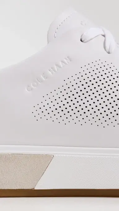Cole Haan Grandpro Angleace Sneakers Optic White/Silver Birch 9 | Thumbnail 5