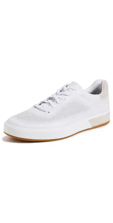 Cole Haan Grandpro Angleace Sneakers Optic White/Silver Birch 9 | Thumbnail 1