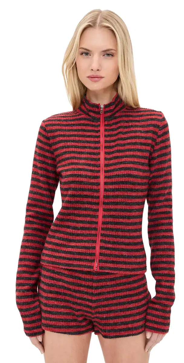 Apex Jacket Crimson Stripe