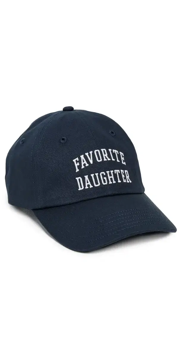 All Caps Logo Baseball Cap Navy One Size