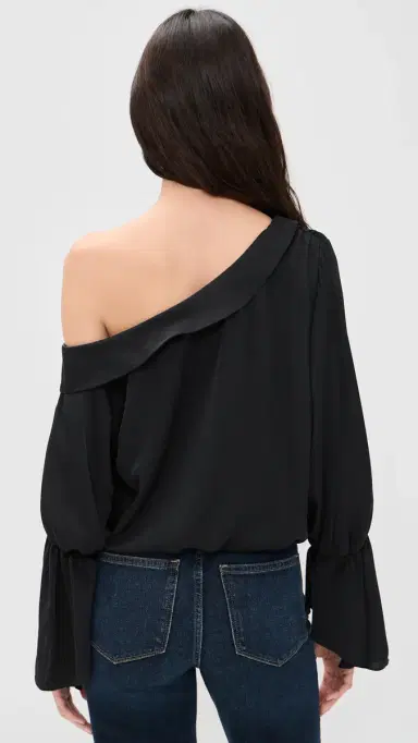 Ramy Brook Sammy Blouse Black | Thumbnail 3