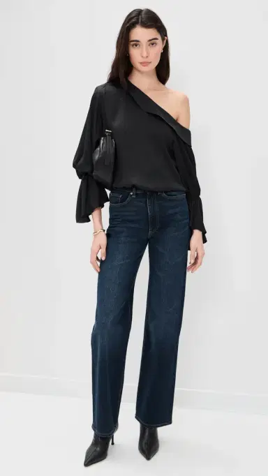 Ramy Brook Sammy Blouse Black | Thumbnail 5