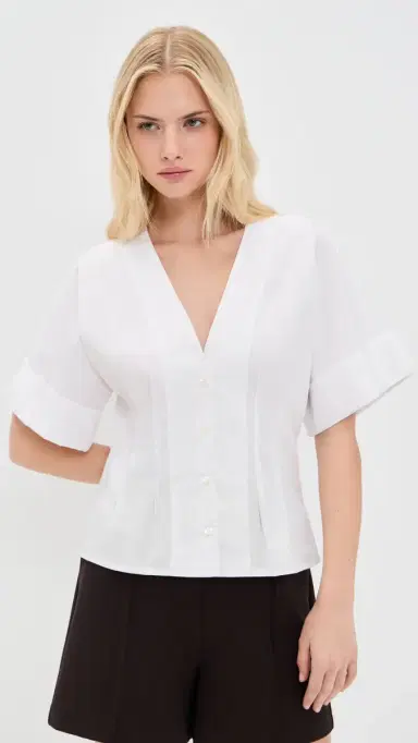 Staud Elle Top White L | Thumbnail 2