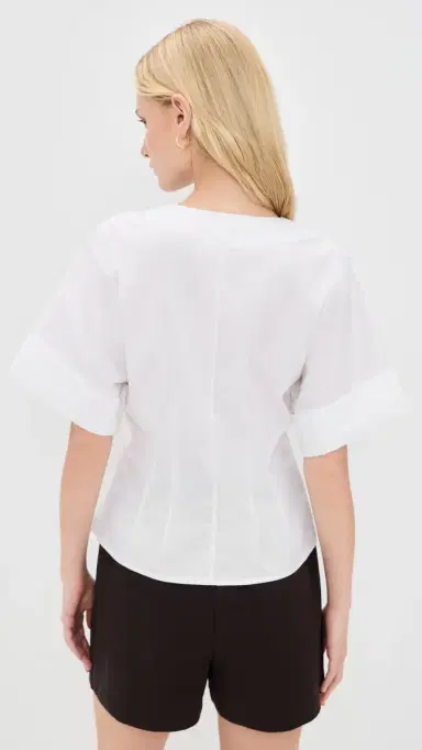 Staud Elle Top White L | Thumbnail 3