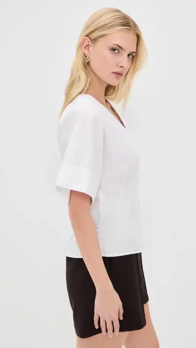 Staud Elle Top White L | Thumbnail 4