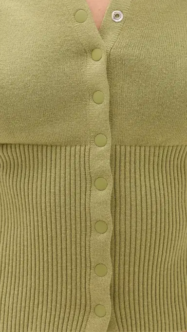 Lioness Head In The Clouds Cardigan Olive | Thumbnail 6