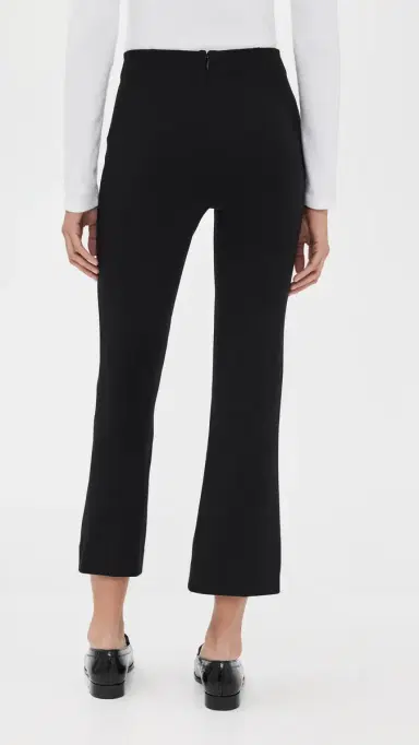 rag & bone Irina Ponte Kick Flare Trousers Black L | Thumbnail 3