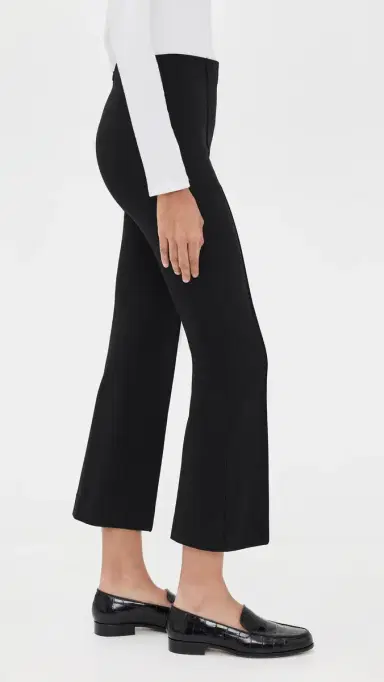 rag & bone Irina Ponte Kick Flare Trousers Black L | Thumbnail 4