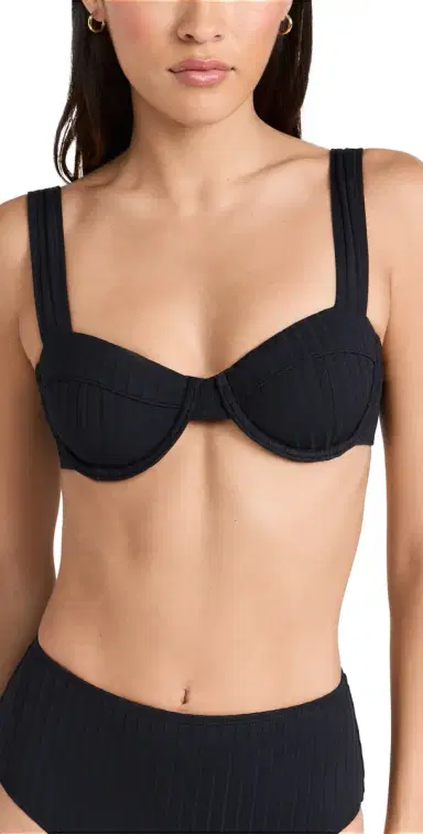 Solid & Striped The Lilo Bikini Top Blackout | Thumbnail 1 Solid & Striped The Lilo Bikini Top Blackout | Thumbnail 1