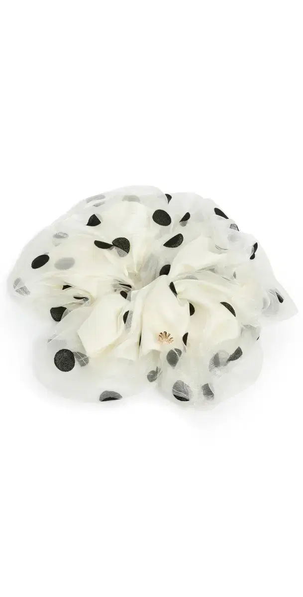 Lele Sadoughi Oversized Polka Dot Scrunchie  One Size