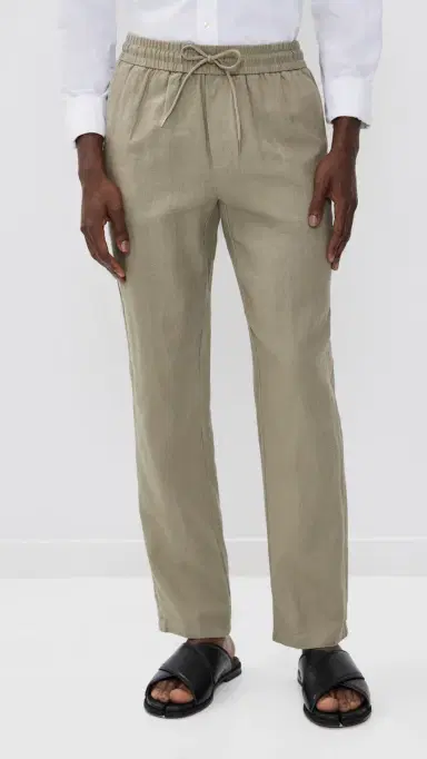 Les Deux Patrick Linen Pants aurel Oak Sand | Thumbnail 2