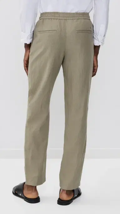 Les Deux Patrick Linen Pants aurel Oak Sand | Thumbnail 3