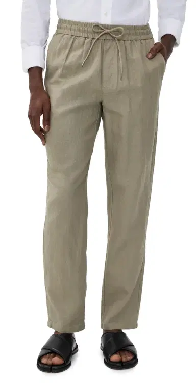 Les Deux Patrick Linen Pants aurel Oak Sand | Thumbnail 1