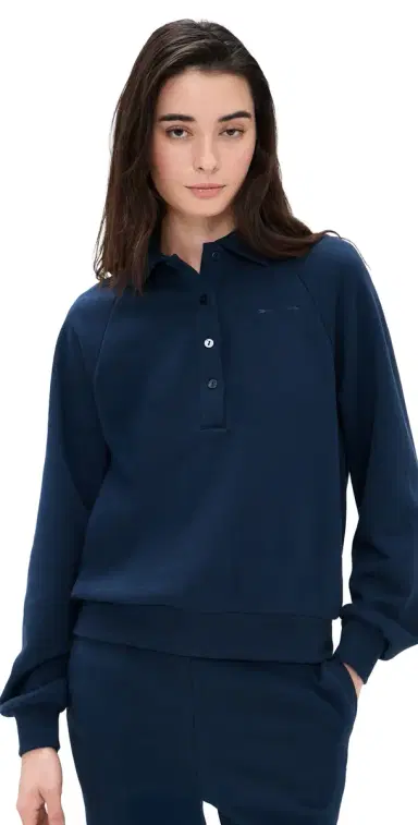 The Upside Collared Elle Polo Navy | Thumbnail 1 The Upside Collared Elle Polo Navy | Thumbnail 1