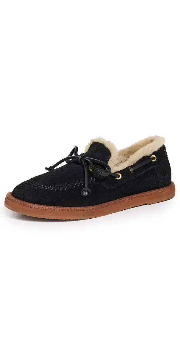 FARM Rio Sherpa Loafers Black