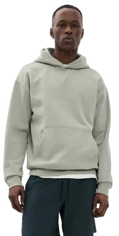 Beyond Yoga Classic Fleece Hoodie Grey Sage S | Thumbnail 1