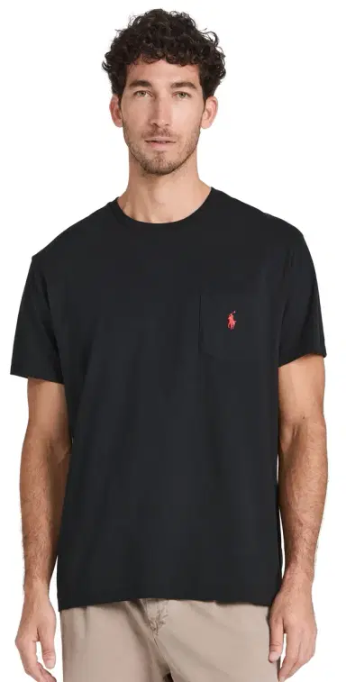 Polo Ralph Lauren Classic Fit Pocket Tee Black M | Thumbnail 1