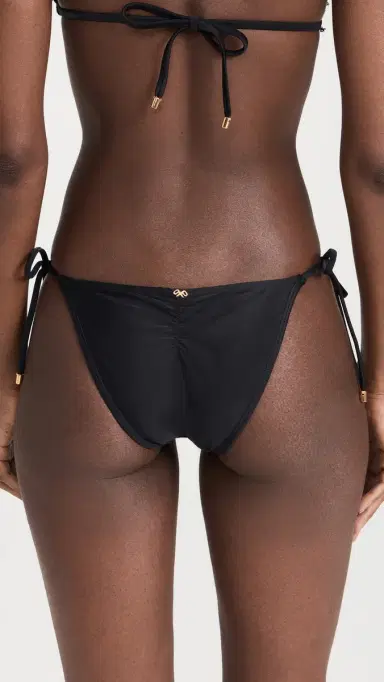 PQ Swim Lace Tie Side Full Bikini Bottoms Midnight | Thumbnail 3 PQ Swim Lace Tie Side Full Bikini Bottoms Midnight | Thumbnail 3