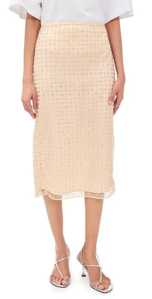 STAUD Casey Skirt Stardust