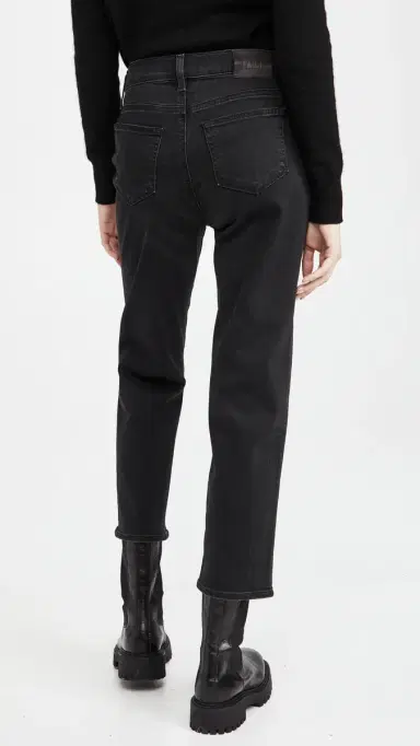 PAIGE Maternity Noella Straight Jeans Black Willow 34 | Thumbnail 3 PAIGE Maternity Noella Straight Jeans Black Willow 34 | Thumbnail 3