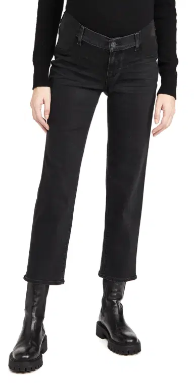 PAIGE Maternity Noella Straight Jeans Black Willow 34 | Thumbnail 1 PAIGE Maternity Noella Straight Jeans Black Willow 34 | Thumbnail 1