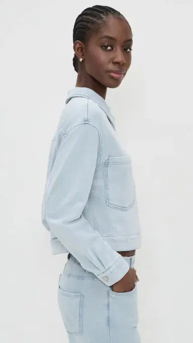 Z Supply Heritage Knit Denim Jacket Ocean Air Indigo | Thumbnail 4 Z Supply Heritage Knit Denim Jacket Ocean Air Indigo | Thumbnail 4