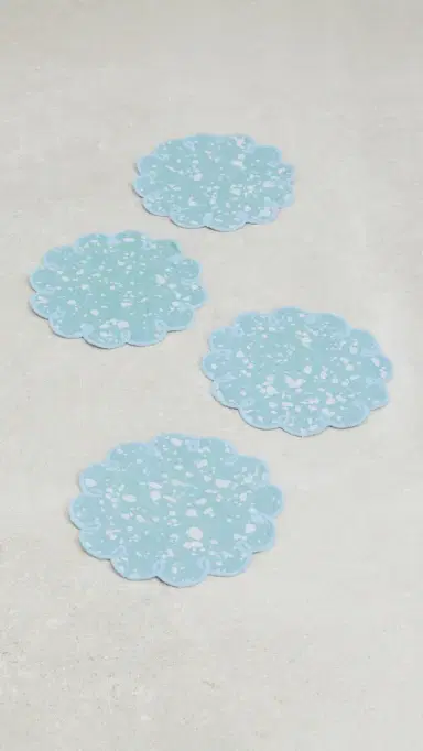 Weezie Cocktail Napkins Light Blue One Size | Thumbnail 4