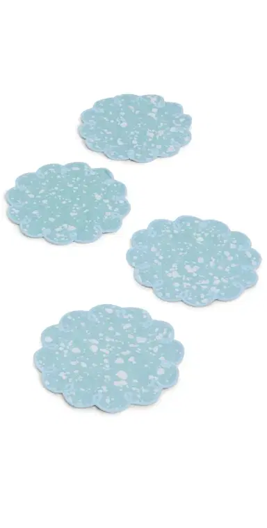 Weezie Cocktail Napkins Light Blue One Size | Thumbnail 1