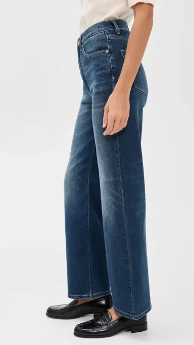 DL1961 Karmine Refined Wide Leg High Rise Jeans Clearwater (Highluxe) | Thumbnail 4 DL1961 Karmine Refined Wide Leg High Rise Jeans Clearwater (Highluxe) | Thumbnail 4