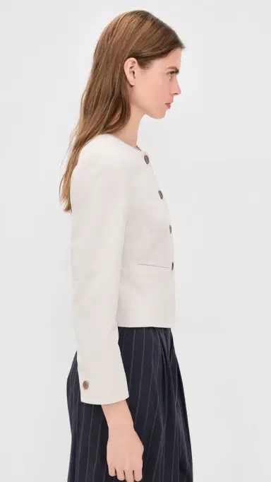 Alex Mill Soho Jacket in Cotton Linen Sand | Thumbnail 4 Alex Mill Soho Jacket in Cotton Linen Sand | Thumbnail 4