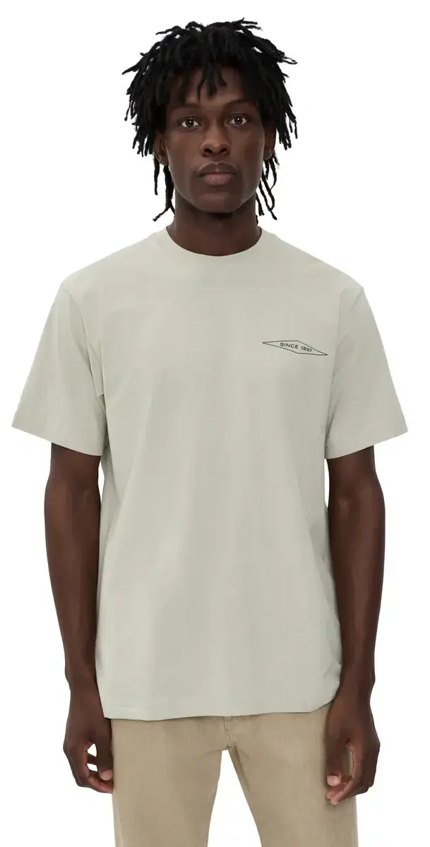 hort leeve Diamond Graphic T-hirt Grey ky